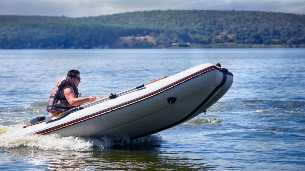 Beginner Inflatable Boat Adventure on the Water